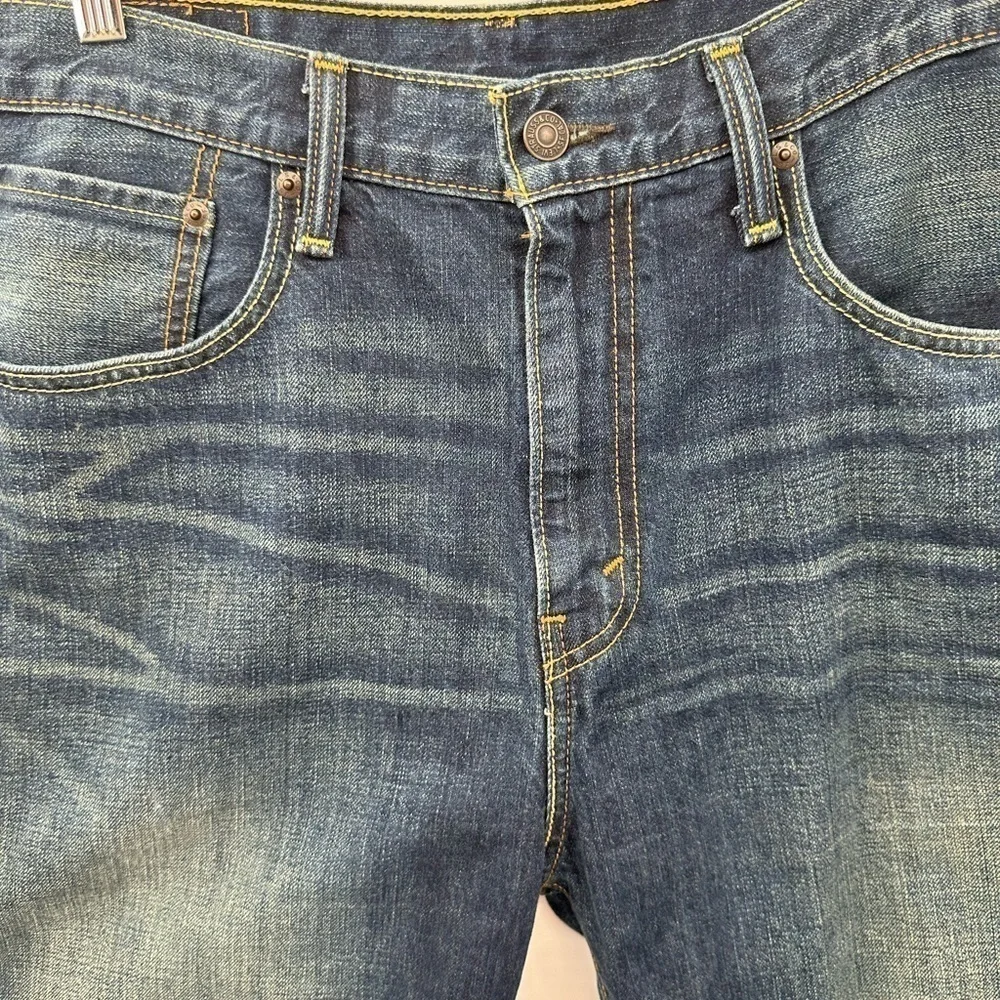 LEVIS 569 loose fit straight leg men casual gangster grunge denim jean short 32